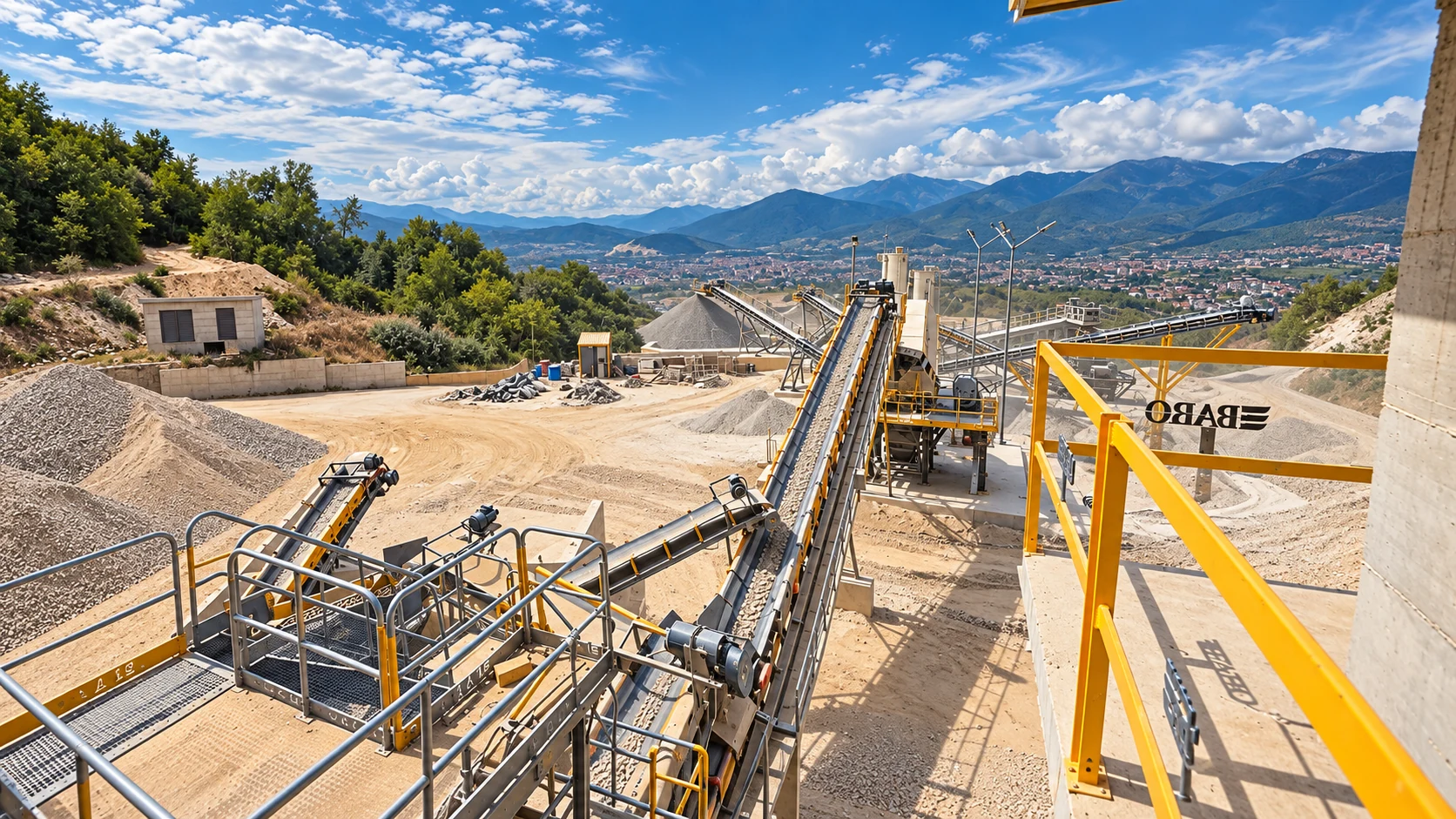 Aggregate stockpiles